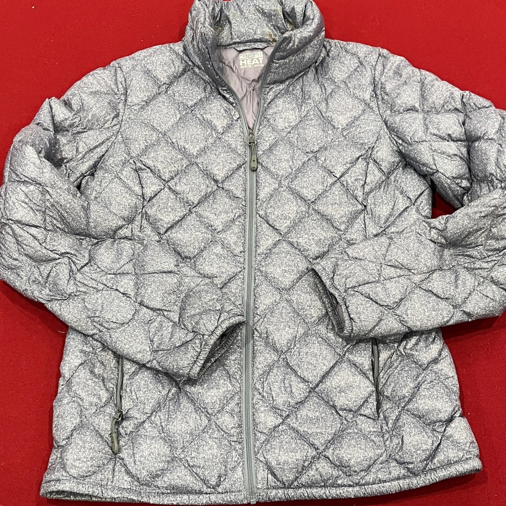 32 Degrees Heat Charcoal Quilted Jacket